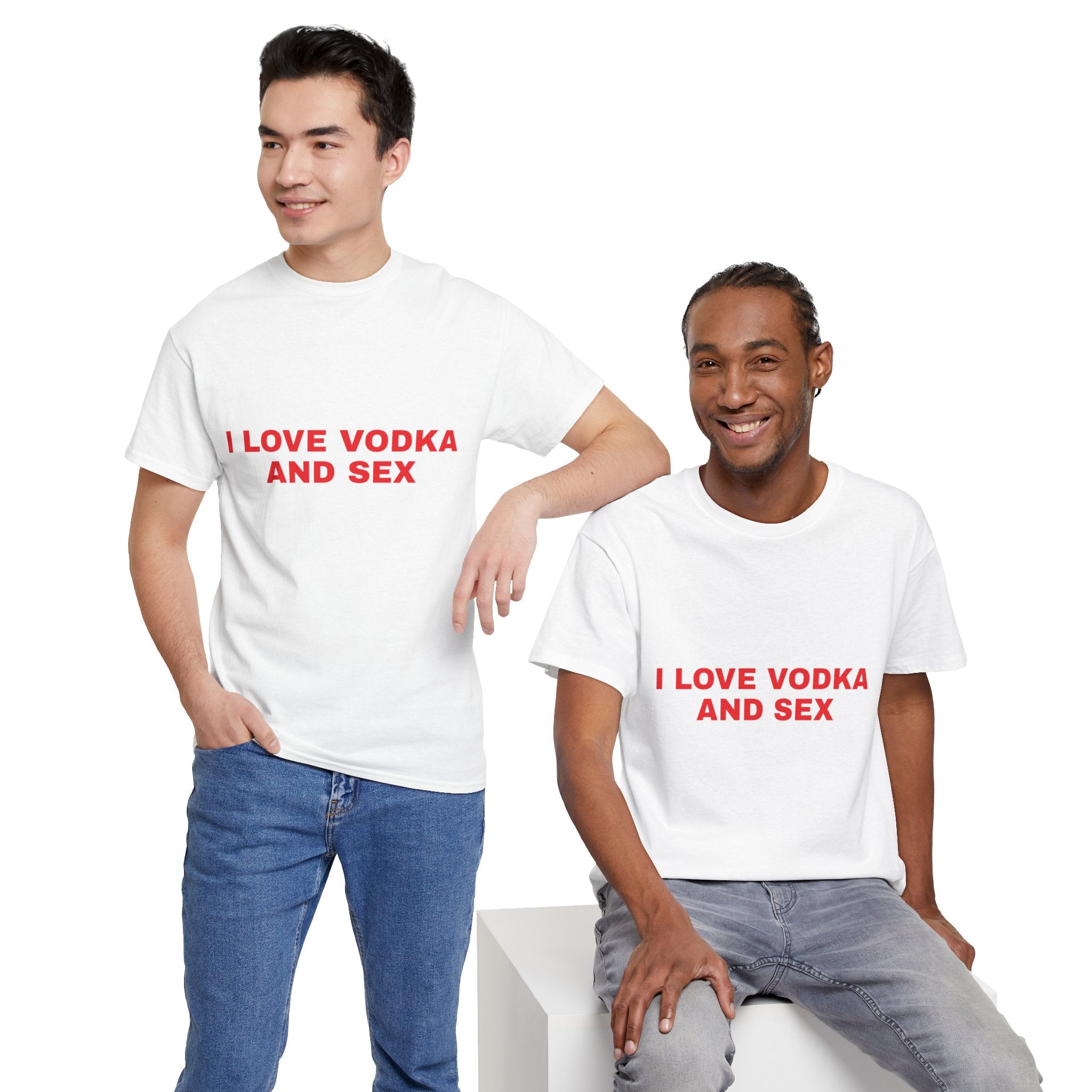 I Love Vodka and Sex Tee
