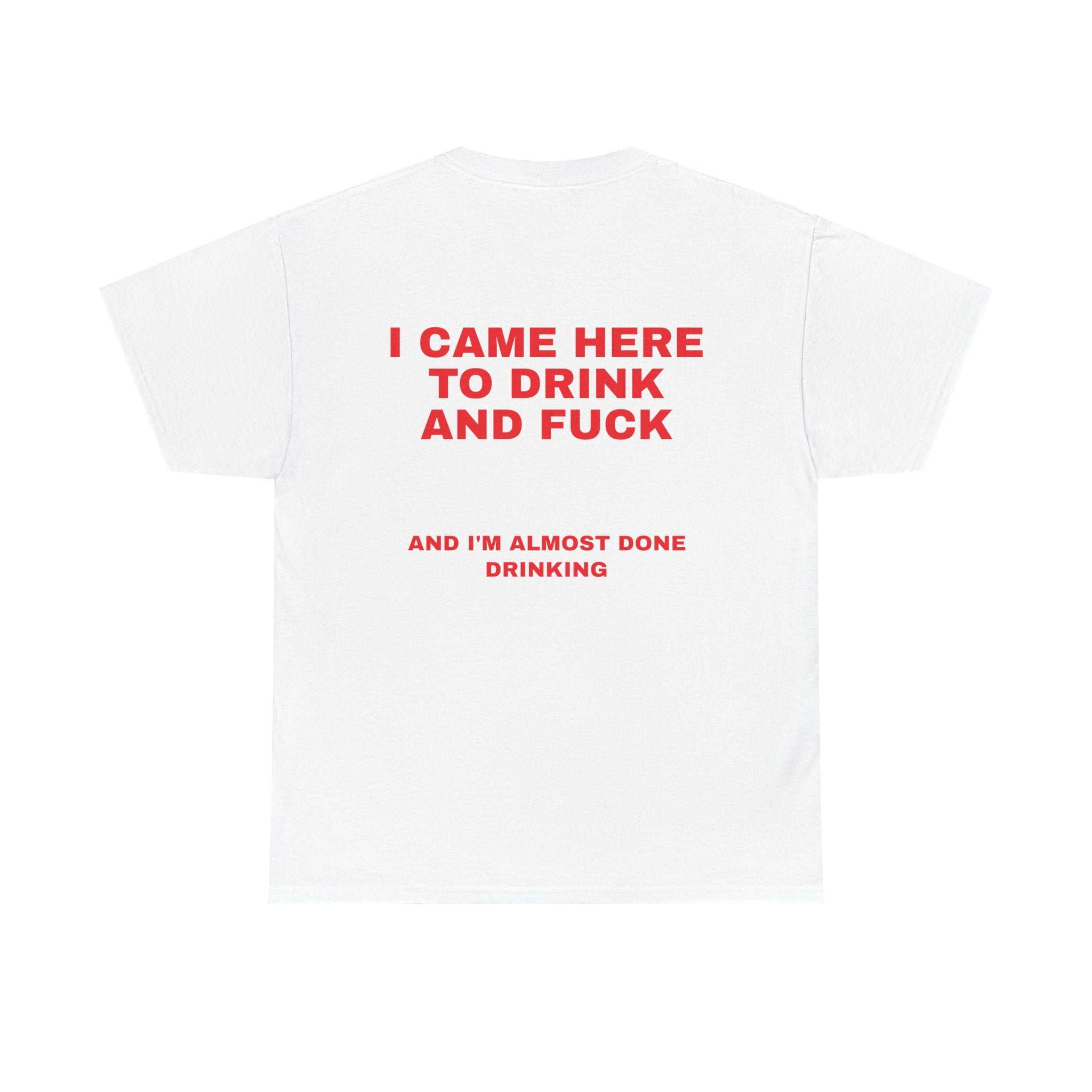 I Came Here To Drink And Fuck Tee
