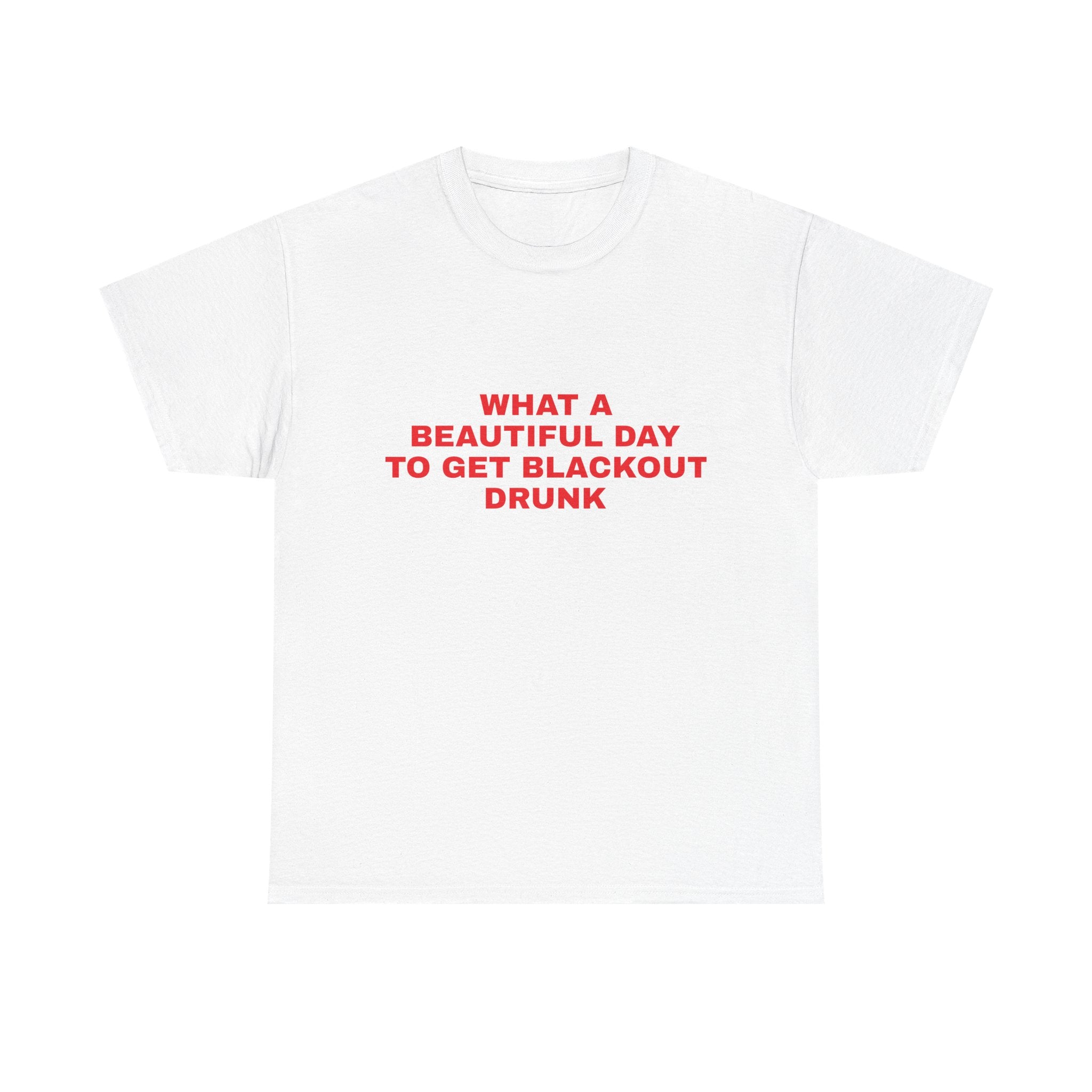 What a Beautiful Day to get Blackout Drunk Tee